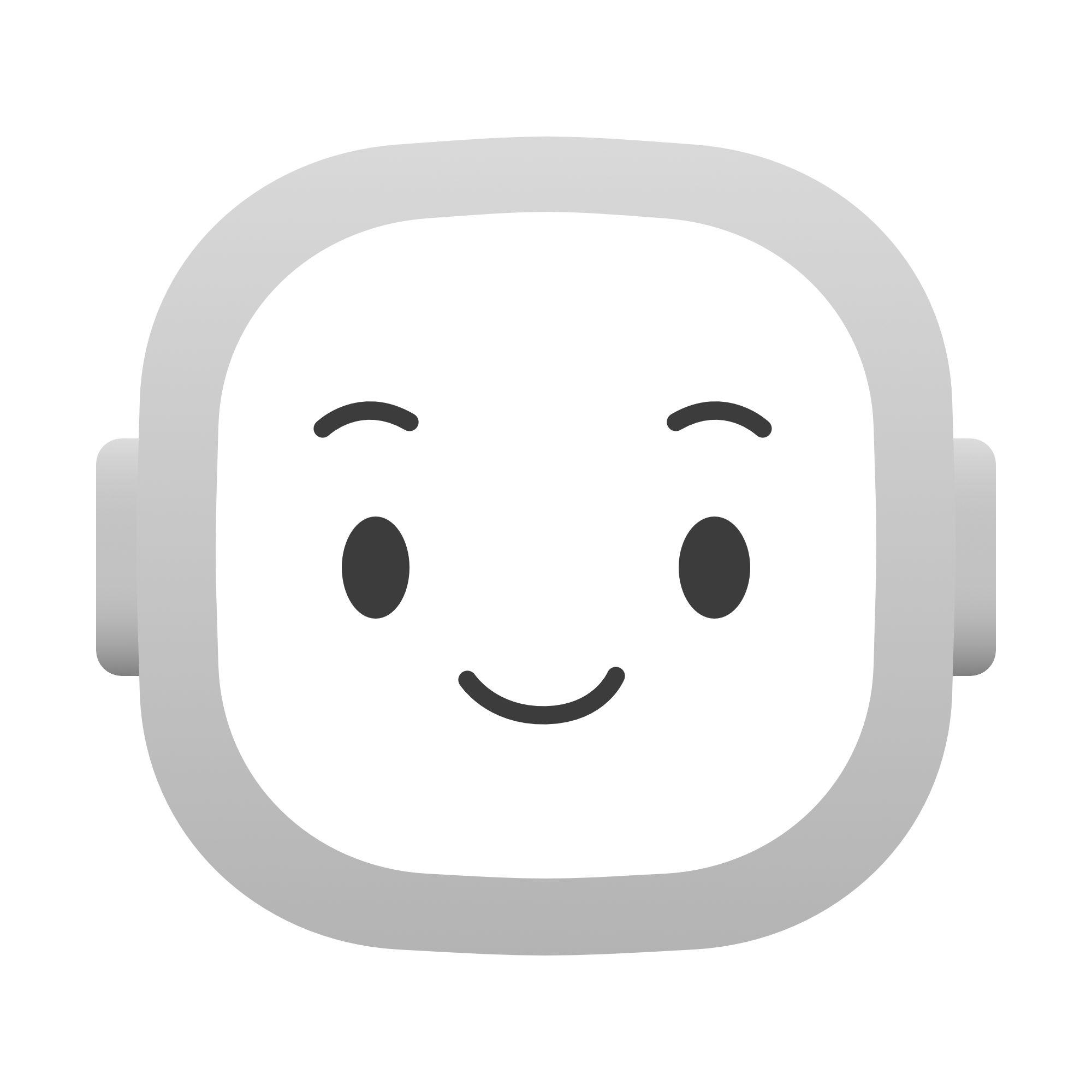 MACC-E's friendly rounded robot face